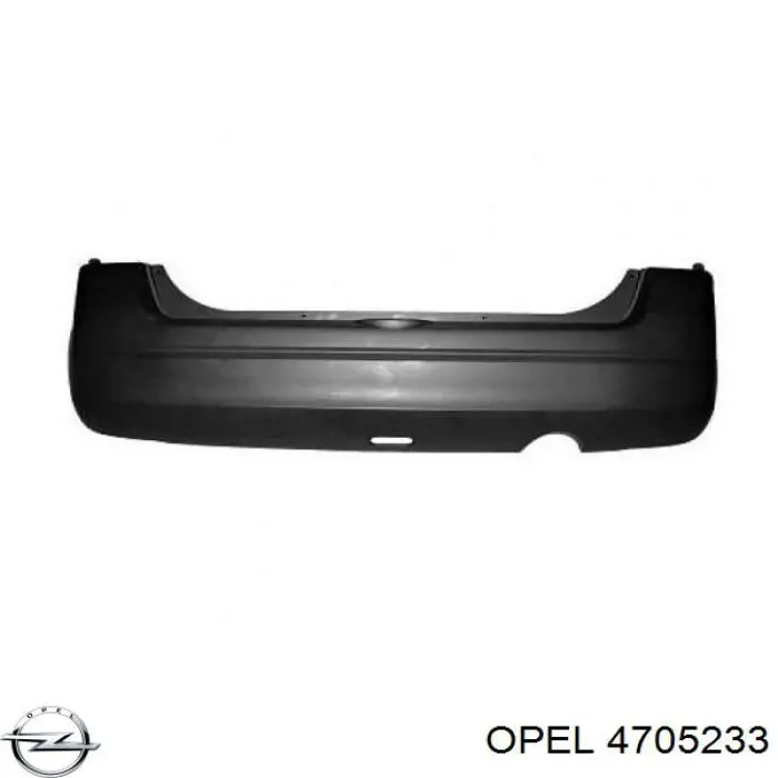 Zderzak tylny do Opel Agila A H00