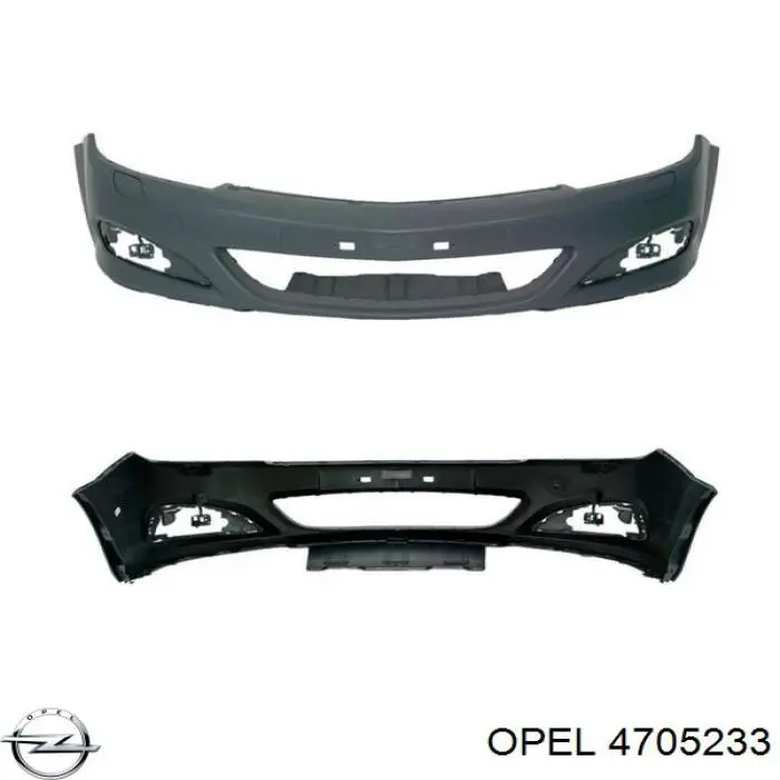  Zderzak tylny Opel Agila 