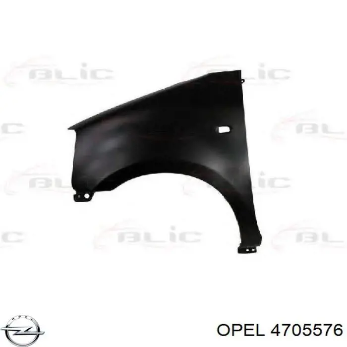 Do koszyka 550301 Polcar Błotnik przedni lewy