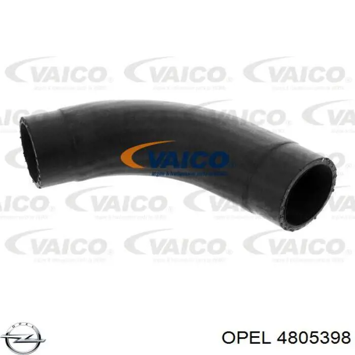 Króciec powietrza, wylot z turbiny (doładowanie) Opel 4805398 cena, od 26,51 USD