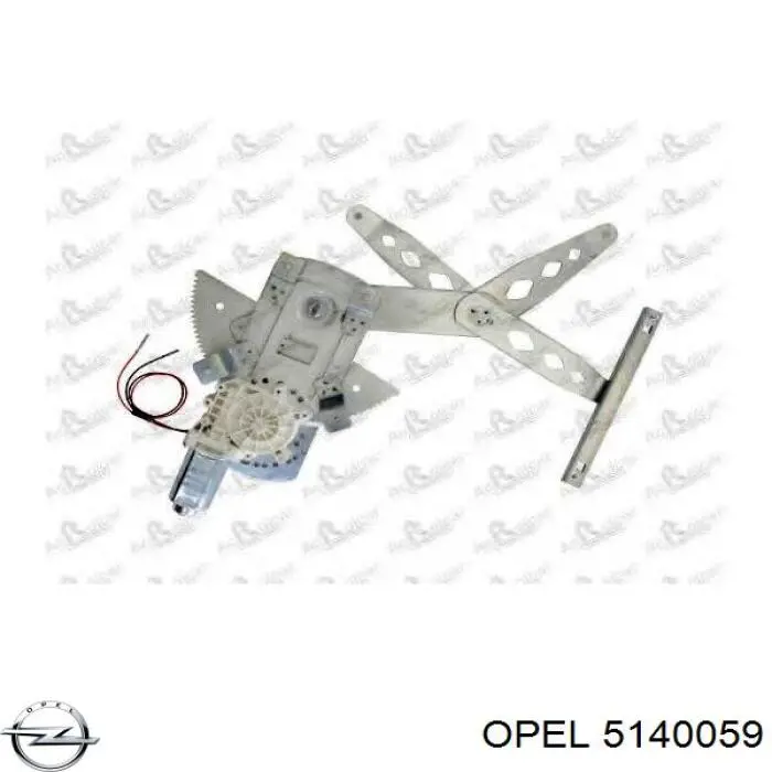 Mechanizm podnoszenia szyby drzwi przednich lewych Opel 5140059 cena, od 109,25 USD