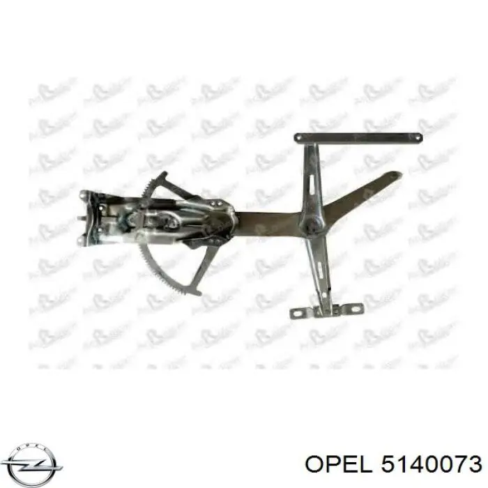 5140073 Opel Mechanizm podnoszenia szyby drzwi przednich lewych