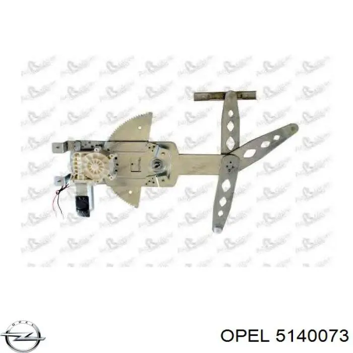 Mechanizm podnoszenia szyby drzwi przednich lewych Opel 5140073 cena, od 76,62 USD