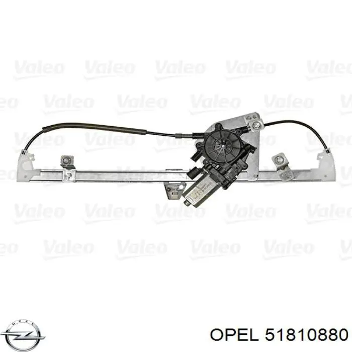 Mechanizm podnoszenia szyby drzwi przednich lewych Opel 51810880 cena, od 68,10 USD