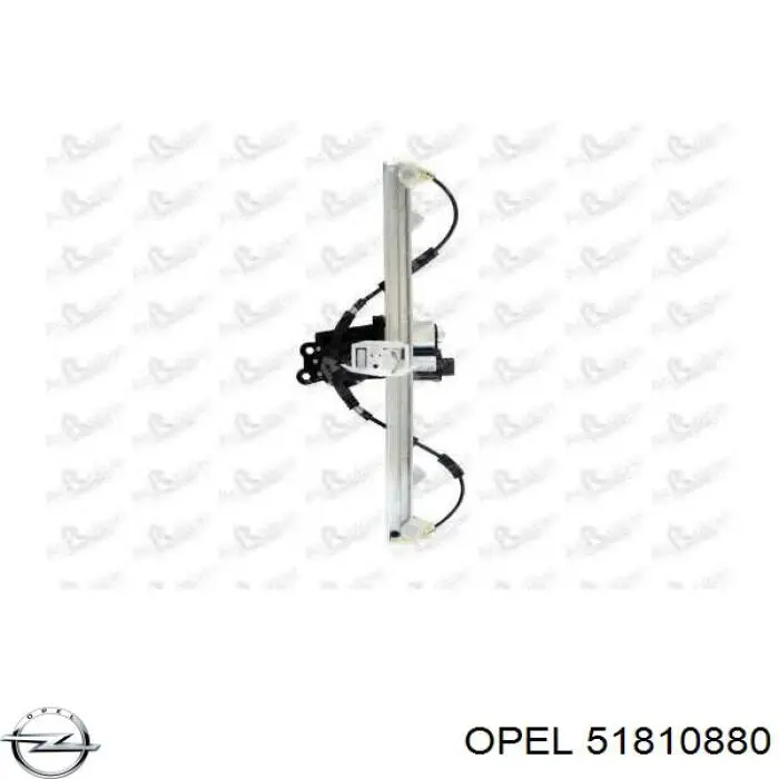 Do koszyka 51810880 Opel Mechanizm podnoszenia szyby drzwi przednich lewych