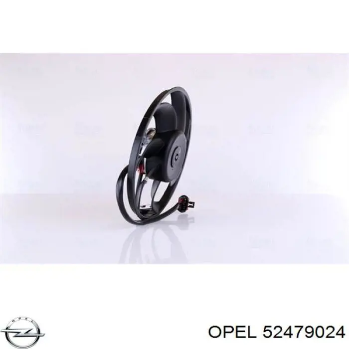 52479024 Opel Wentylator elektryczny układu chłodzenia kompletny (silnik+wirnik)