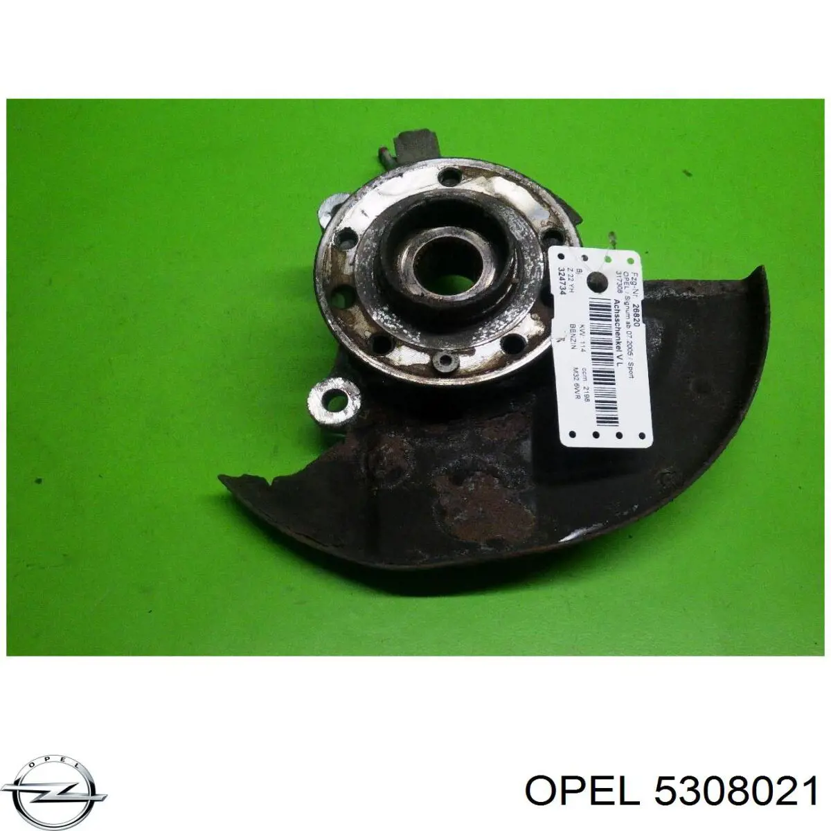 5308021 Opel Czop (zwrotnica) przedni lewy