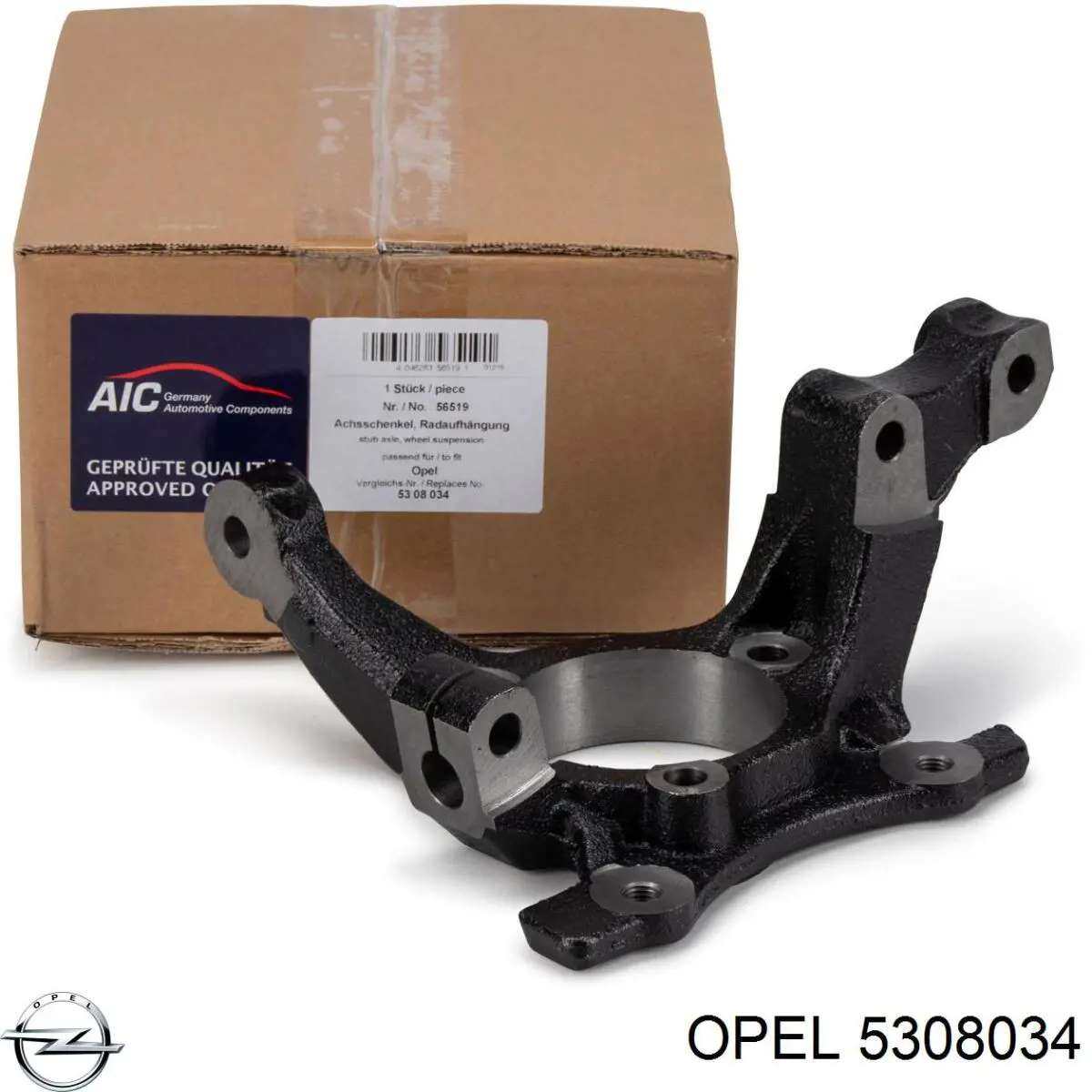 Czop (zwrotnica) przedni lewy Opel 5308034 cena, od 60,23 USD
