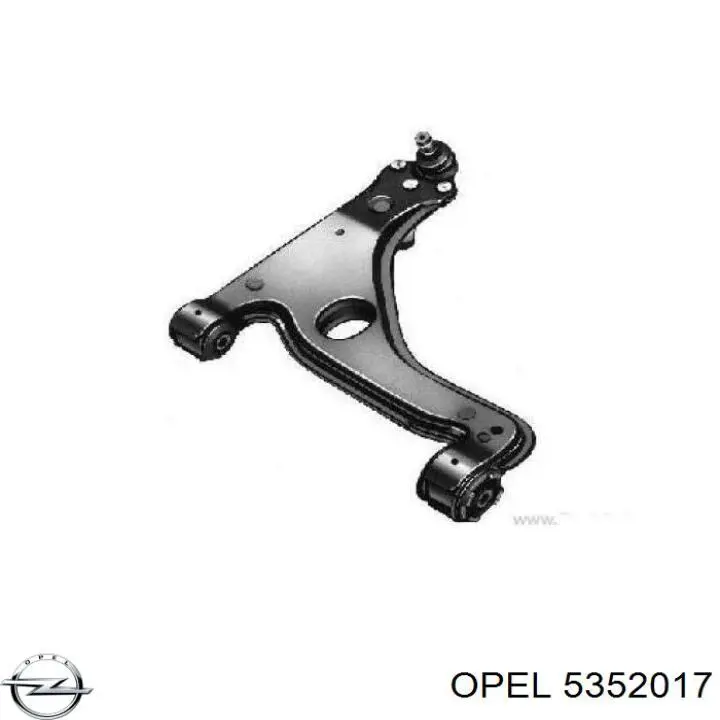 5352017 Opel Wahacz zawieszenia przedniego dolny prawy