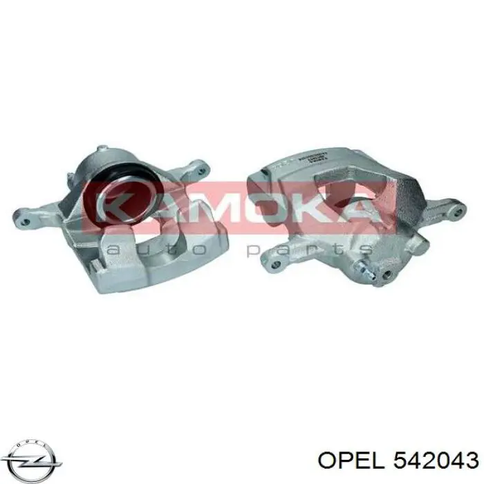 542043 Opel zacisk hamulcowy przedni lewy