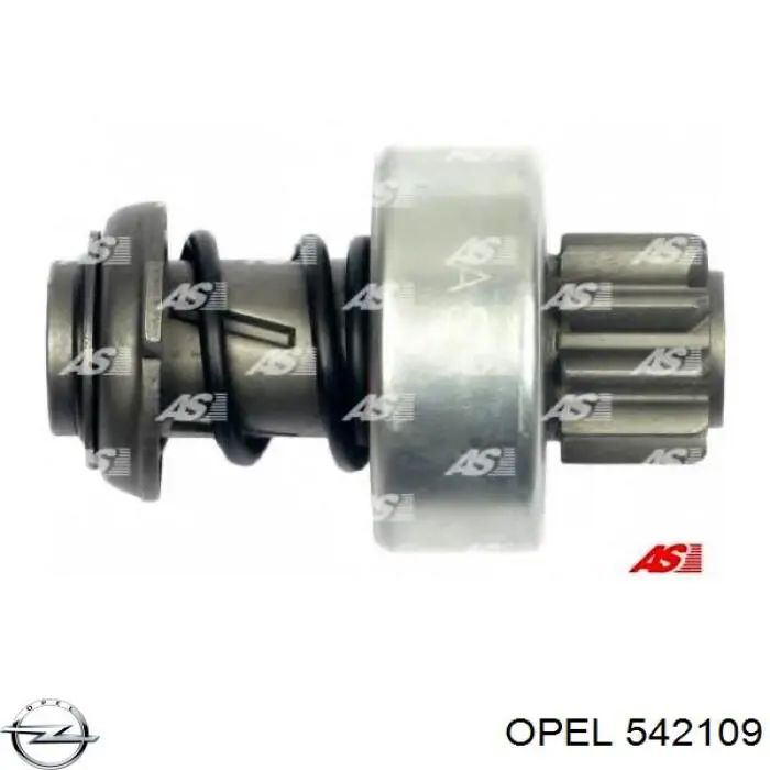 Do koszyka 542109 Opel Zacisk hamulcowy tylny prawy