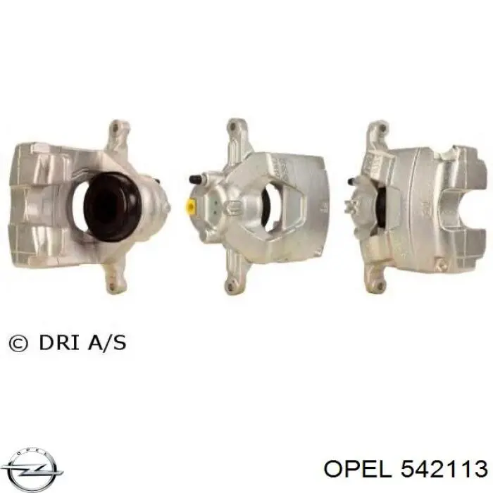 Zacisk hamulcowy przedni lewy Opel 542113 cena, od 64,09 USD