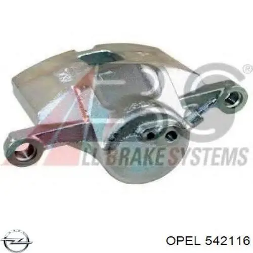 542116 Opel zacisk hamulcowy przedni lewy