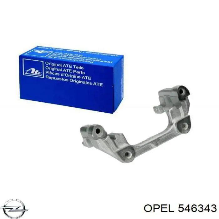 Do koszyka 546343 Opel Jarzmo zacisku hamulcowego tylnego