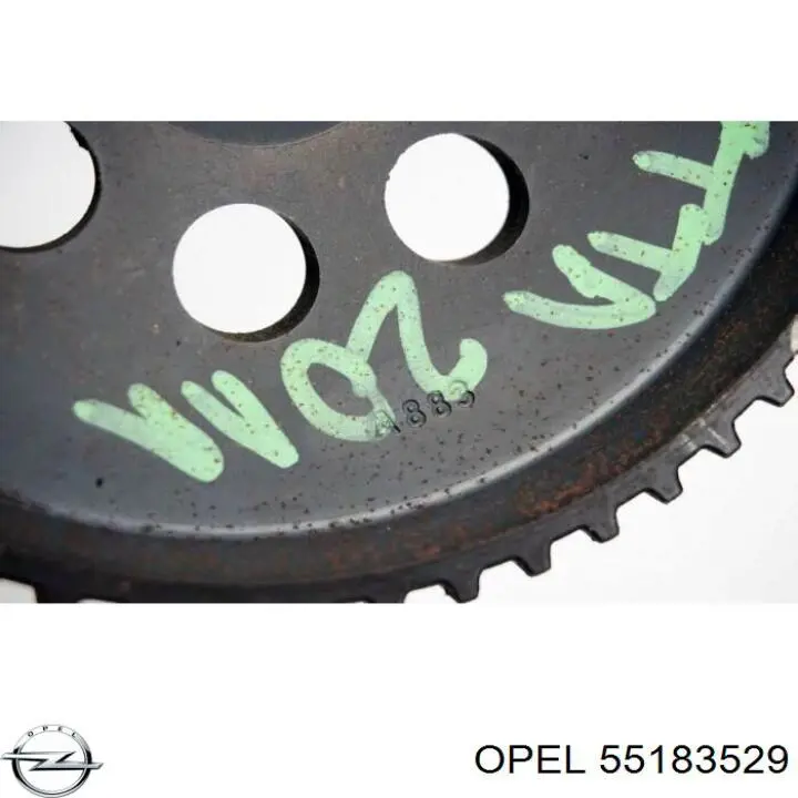 Koło zębatewalcowe wałka rozrządu silnika 5636337 General Motors