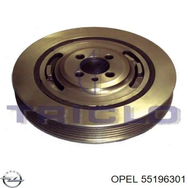 Koło pasowe wału korbowego Opel 55196301 cena, od 68,08 USD
