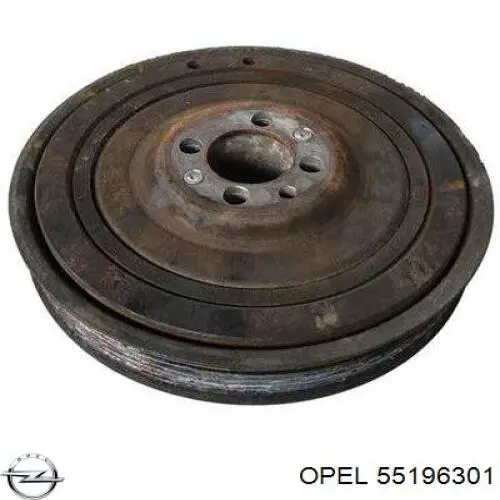 55196301 Opel Koło pasowe wału korbowego