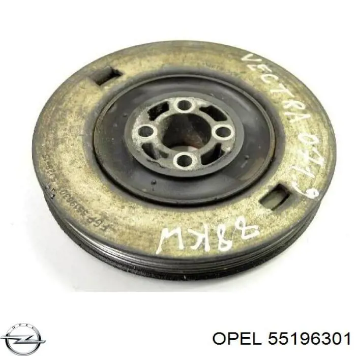 Do koszyka 55196301 Opel Koło pasowe wału korbowego