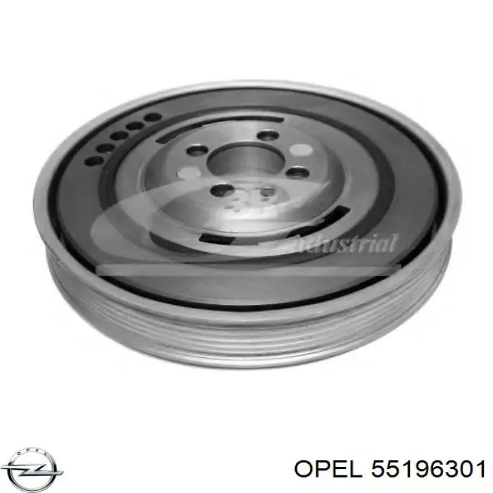 Koło pasowe wału korbowego Opel 55196301 cena, od 68,08 USD