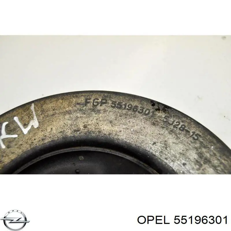 Koło pasowe wału korbowego 55196301 Opel