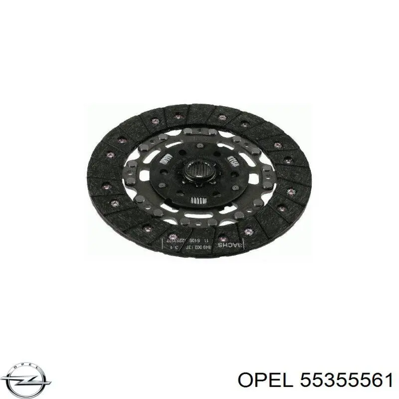 Do koszyka 55355561 Opel Tarcza sprzęgła