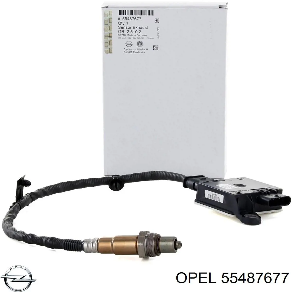 55487677 Opel Czujnik tlenków azotu NOX tylny