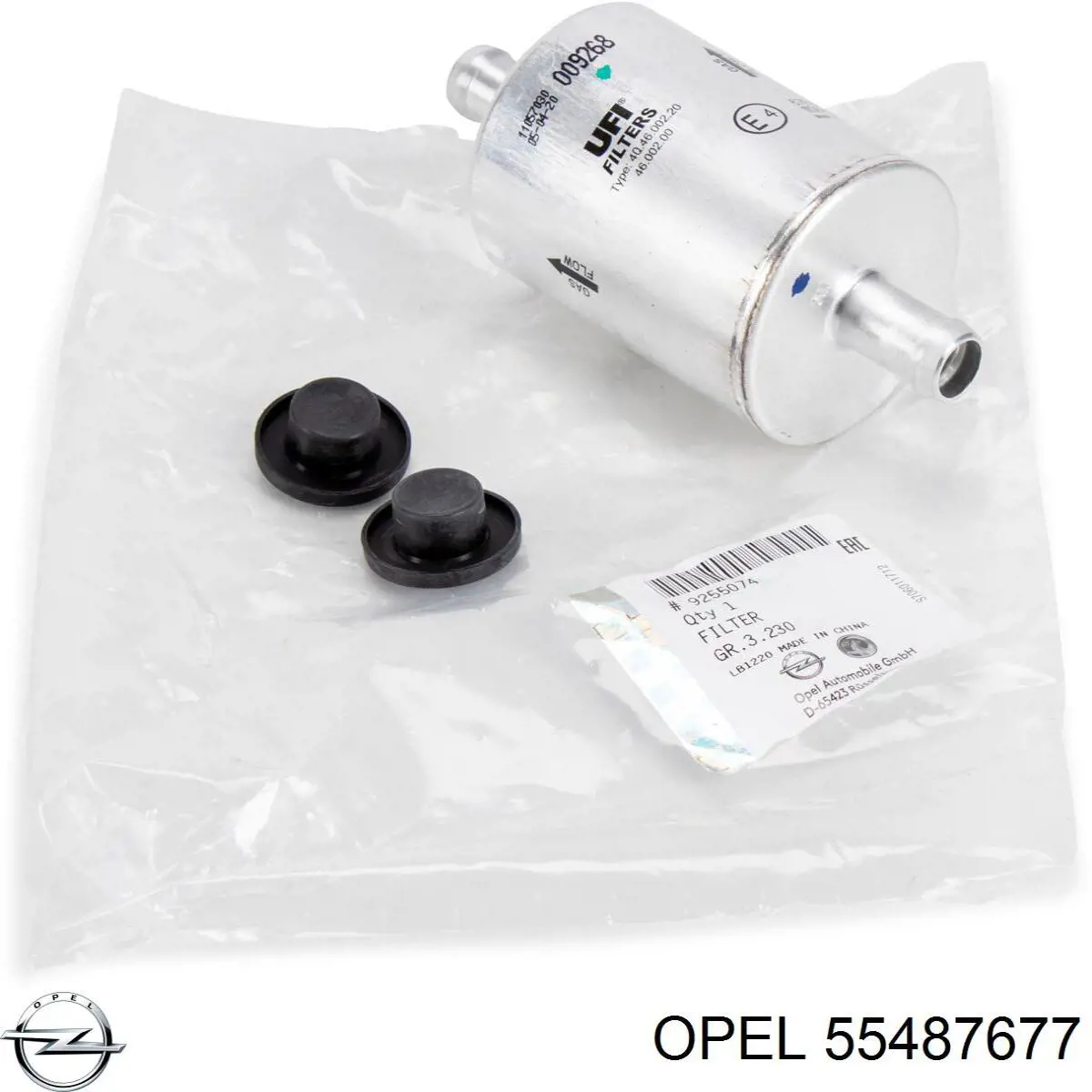 Do koszyka 55487677 Opel Czujnik tlenków azotu NOX tylny