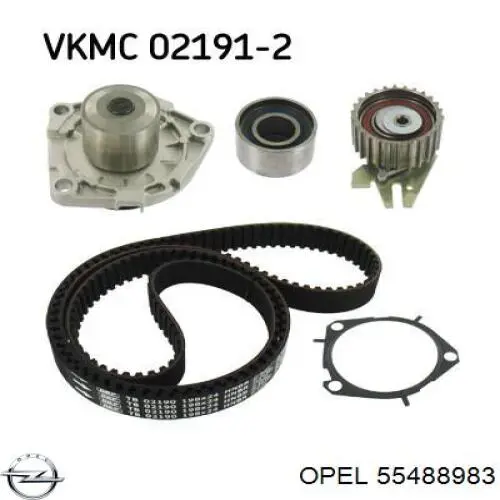 Pompa chłodząca wodna Opel 55488983 cena, od 32,95 USD