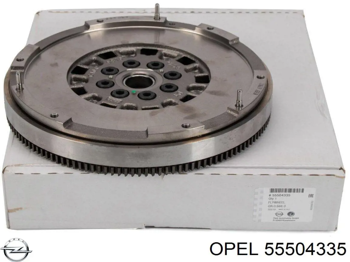 Koło zamachowe silnika Opel 55504335 cena, od 447,77 USD