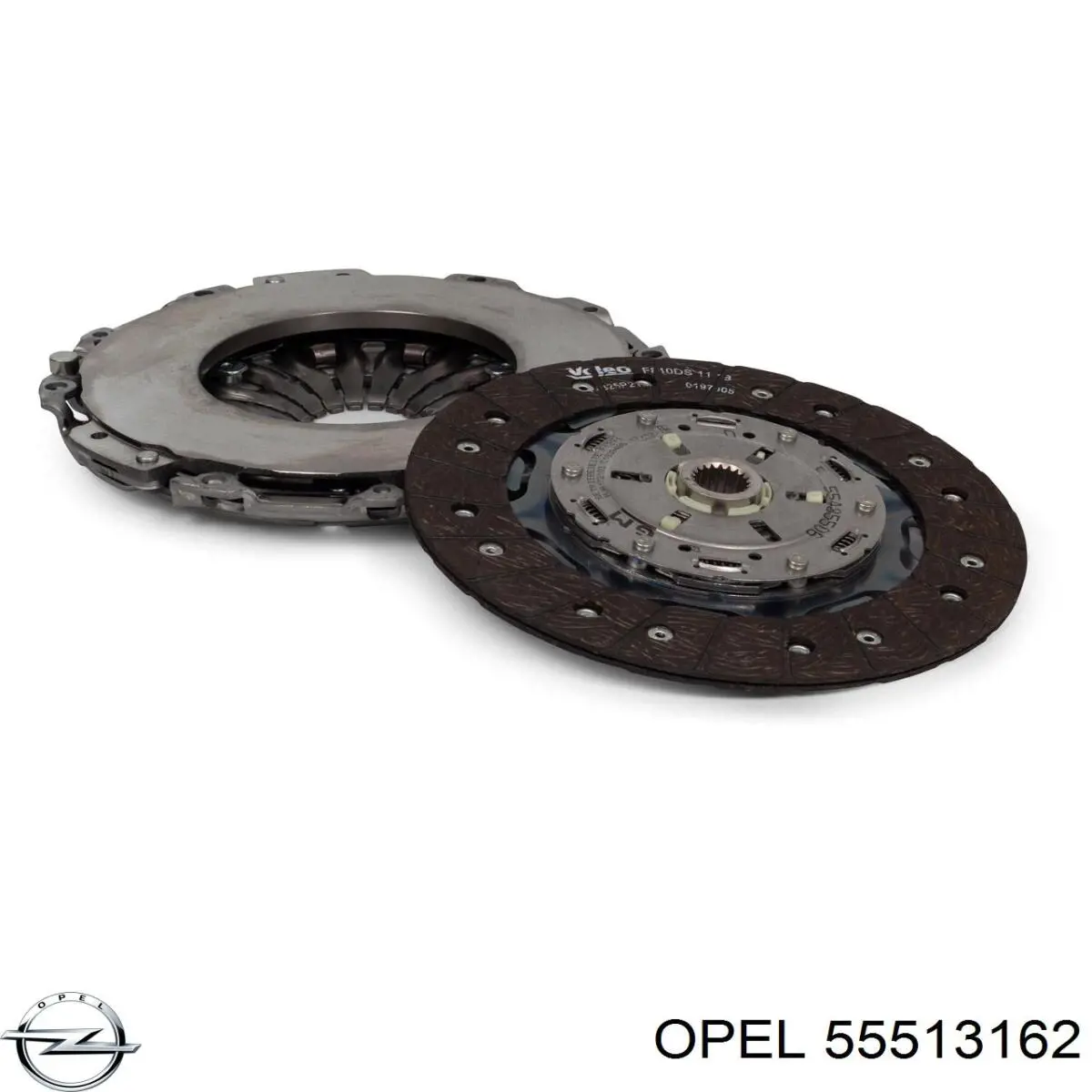 Do koszyka 55576344 Opel Zestaw sprzęgła (3 części)