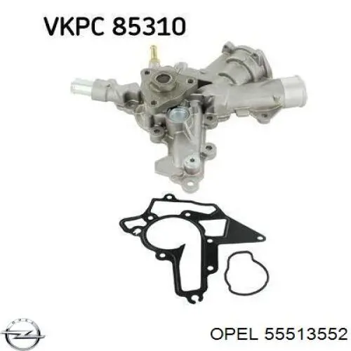 1334202 Opel Pompa chłodząca wodna