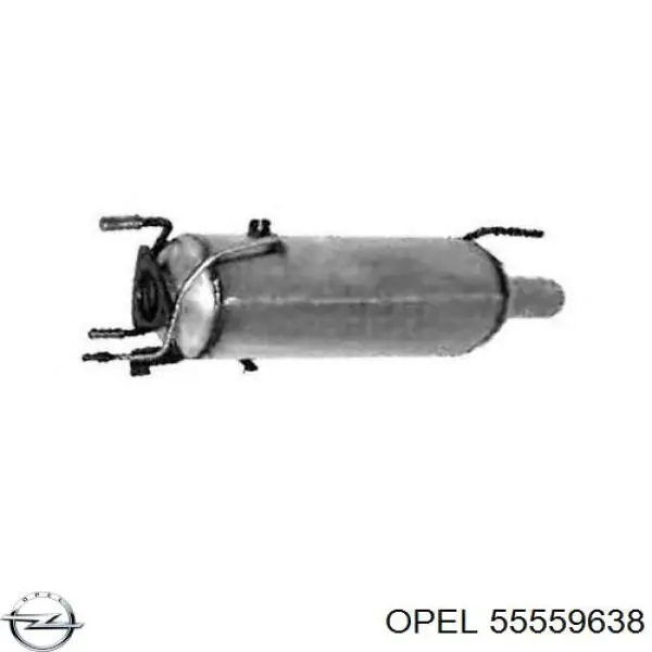 55559638 Opel Filtr cząstek stałych układu wydechowego
