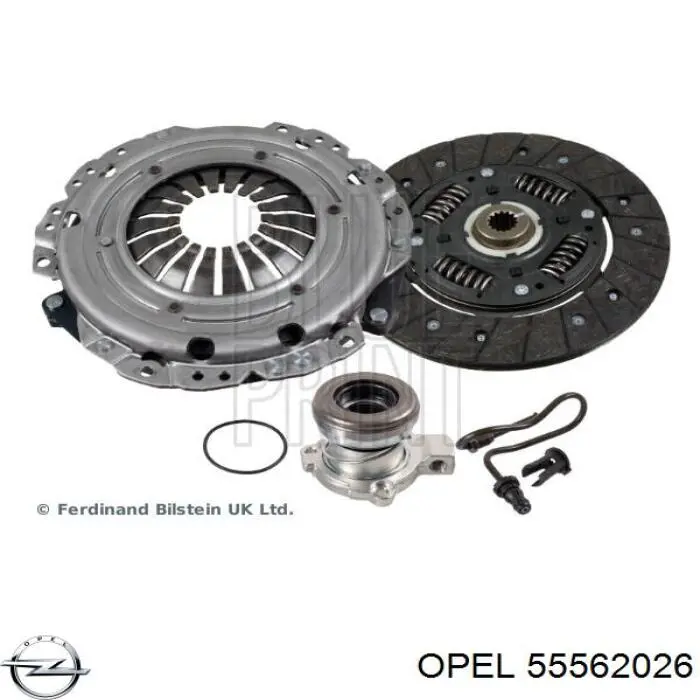 Do koszyka 55562026 Opel Docisk sprzęgła