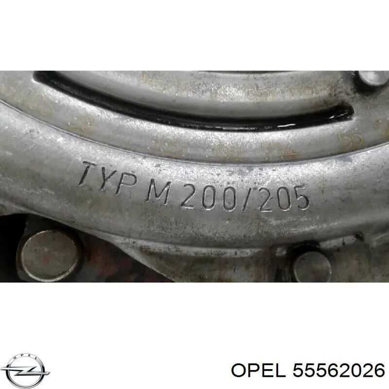 Docisk sprzęgła 55562026 Opel