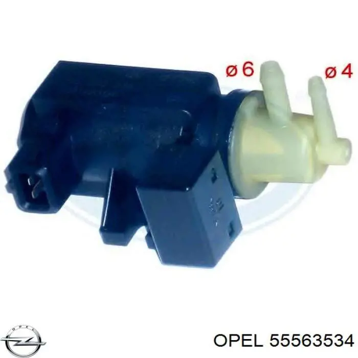 55563534 Opel przetwornik ciśnienia (solenoid doładowania)