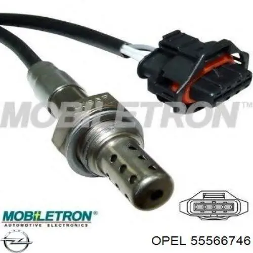 Do koszyka 55566746 General Motors Sonda lambda czujnik tlenu po katalizatorze