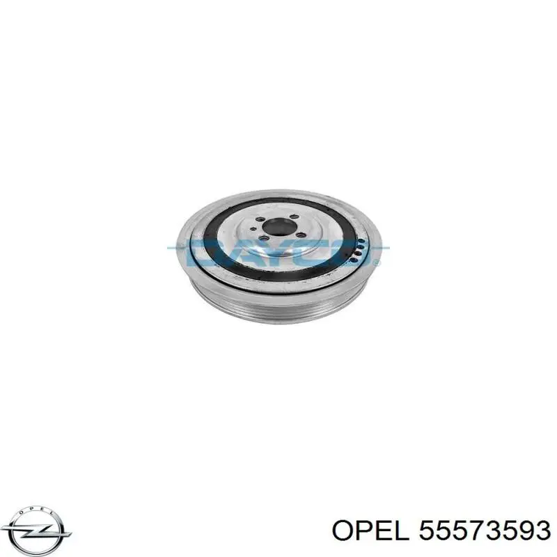 Do koszyka 614166 Opel Koło pasowe wału korbowego