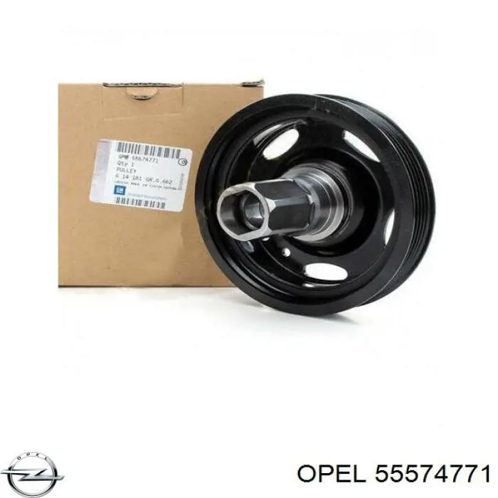 Koło pasowe wału korbowego Opel 55574771 cena, od 74,91 USD