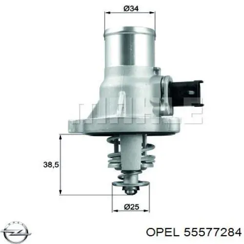 55577284 Opel obudowa termostatu