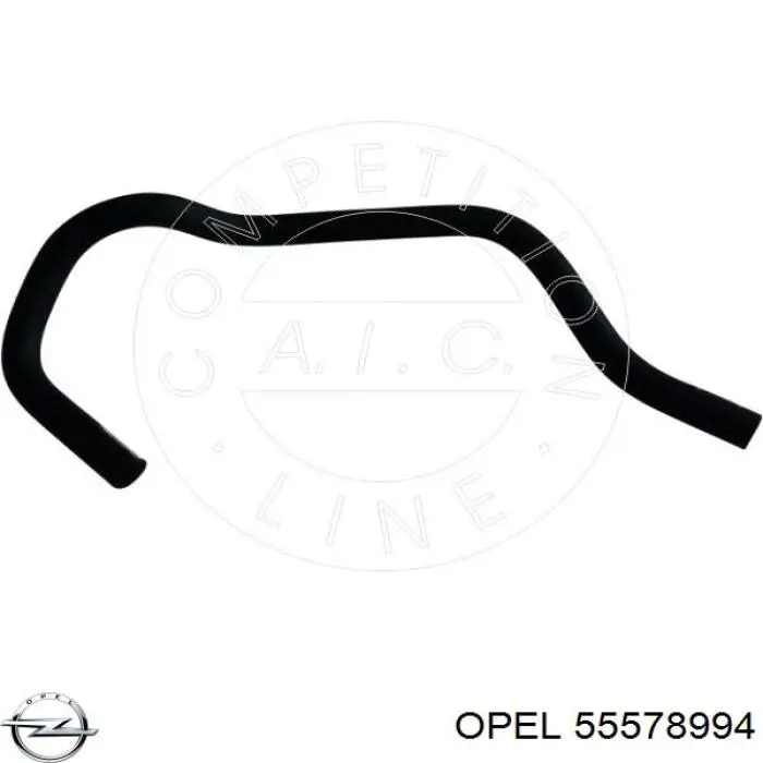 Do koszyka 55578994 Opel Króciec wentylacji kadłuba (separatora oleju)