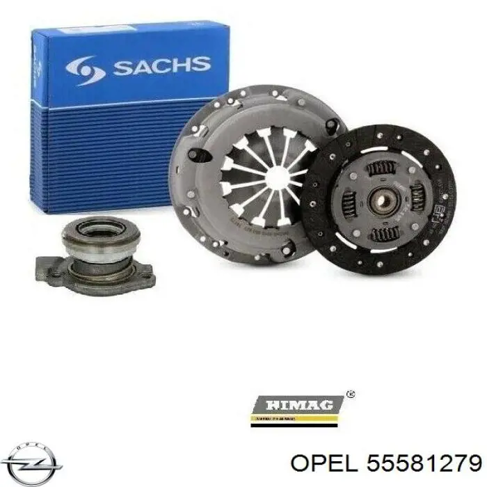 Do koszyka 664431 Opel Zestaw sprzęgła (3 części)