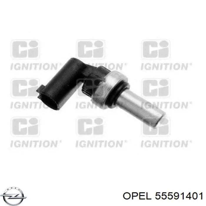Do koszyka 55591401 Opel Czujnik temperatury płynu chłodzącego