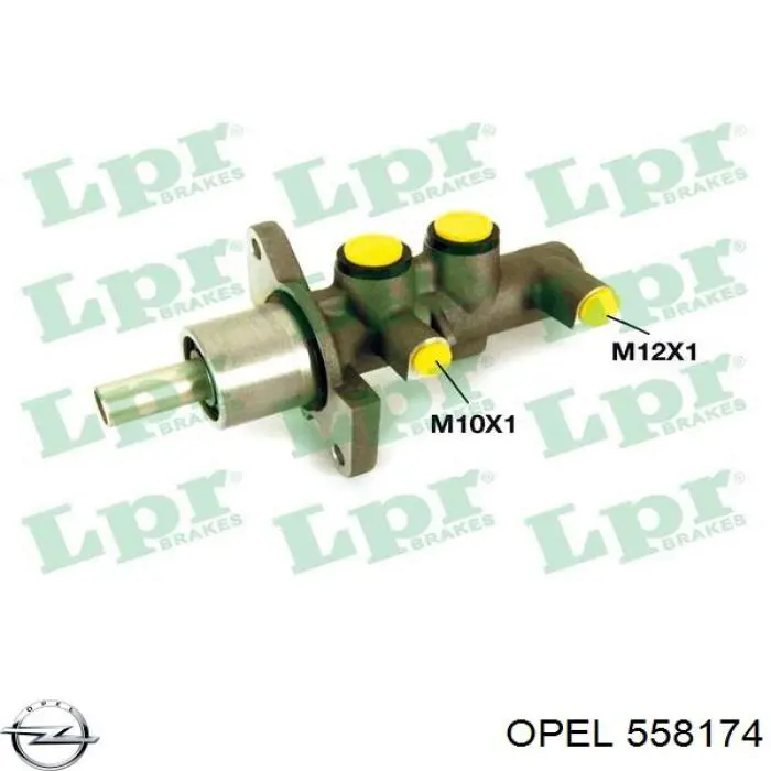 Do koszyka 558174 Opel Główny cylinder hamulców
