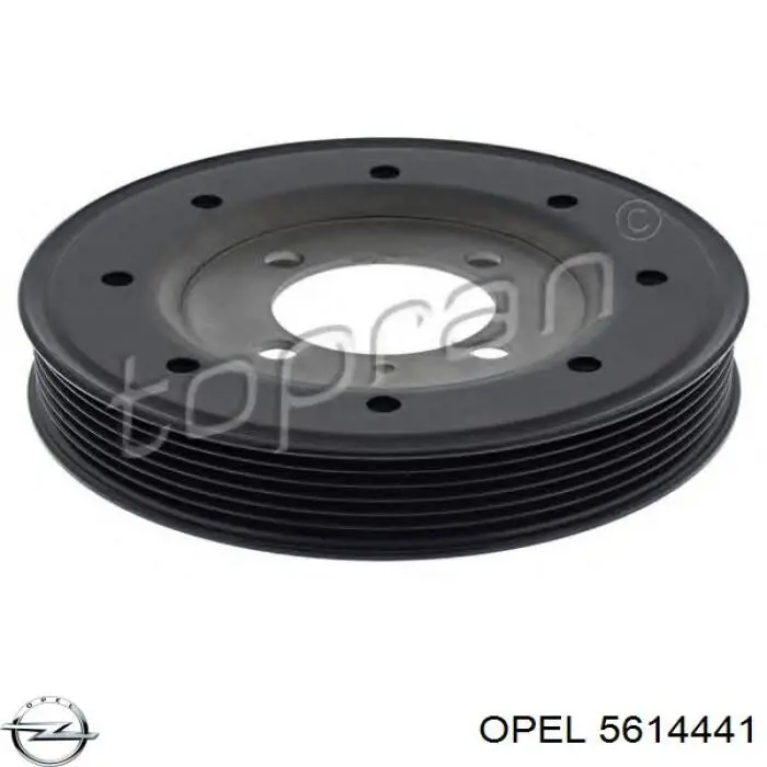 5614441 Opel Koło pasowe wału korbowego