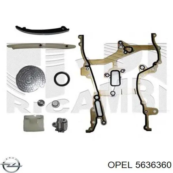 Do koszyka 5636360 Opel Łańcuch rozrządu