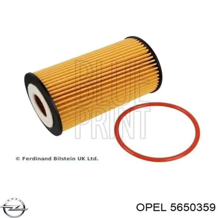 Do koszyka 5650359 Opel Filtr oleju