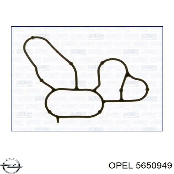 Do koszyka 5650949 Opel Uszczelka adaptera filtra oleju