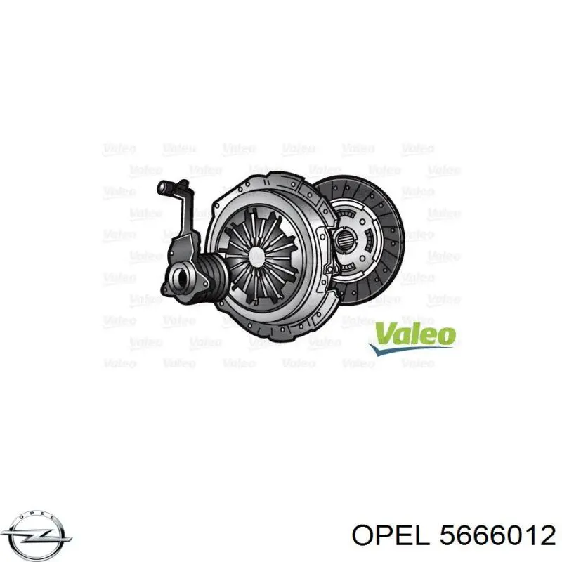 Docisk sprzęgła Opel 5666012 cena, od 95,48 USD
