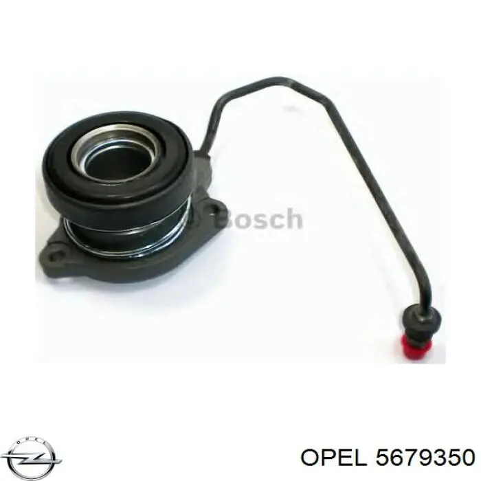 Do koszyka 5679350 Opel Cylinder roboczy sprzęgła (wysprzęglik) w komplecie z łożyskiem wyciskowym