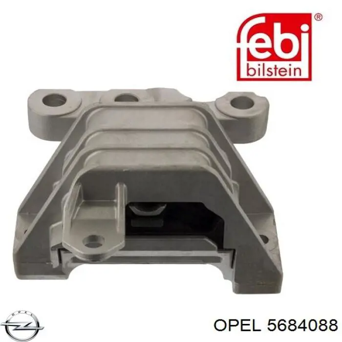 Poduszka (podpora) silnika prawa Opel 5684088 cena, od 80,16 USD